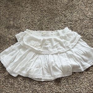 Aeropostale White Bubble Mini Skirt Resort Wear